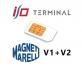 Option IO terminal magneti marelli V1 +V2